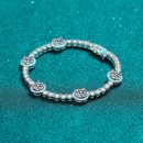 Moissanite 925 Sterling Silver Bracelet
