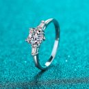 Moissanite 925 Sterling Silver Ring