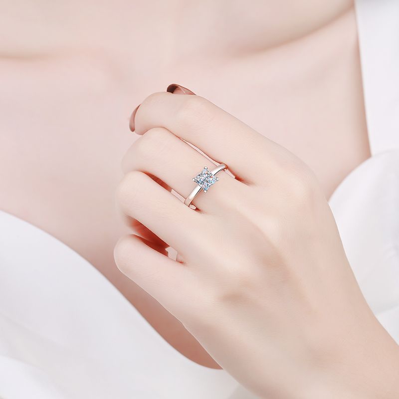 Moissanite 925 Sterling Silver Ring - Image 4