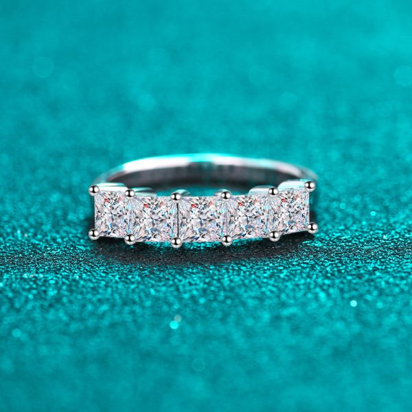 Moissanite 925 Sterling Silver Ring