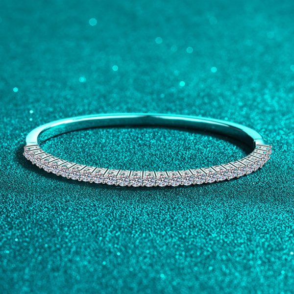 Moissanite 925 Sterling Silver Bracelet