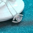Fashion Moissanite 925 Sterling Silver Necklace