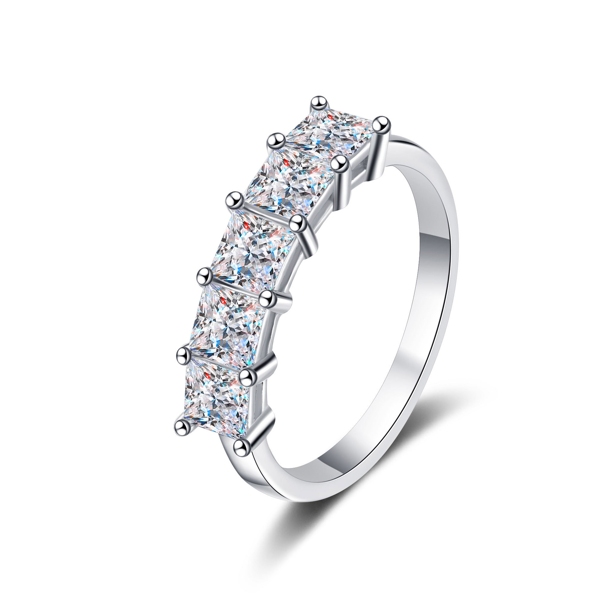 Moissanite 925 Sterling Silver Ring - Image 5