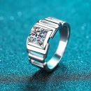 Minimalist Moissanite 925 Sterling Silver Ring