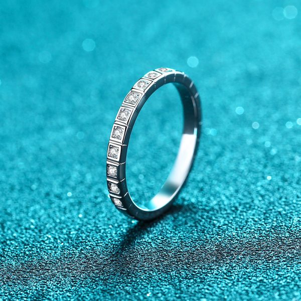 Moissanite 925 Sterling Silver Ring