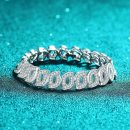 High-End Moissanite 925 Sterling Silver Bracelet