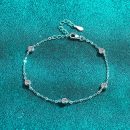 Luxury Moissanite 925 Sterling Silver Bracelet