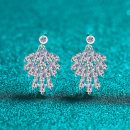 High-End Moissanite 925 Sterling Silver Stud Earrings