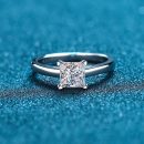 Moissanite 925 Sterling Silver Ring