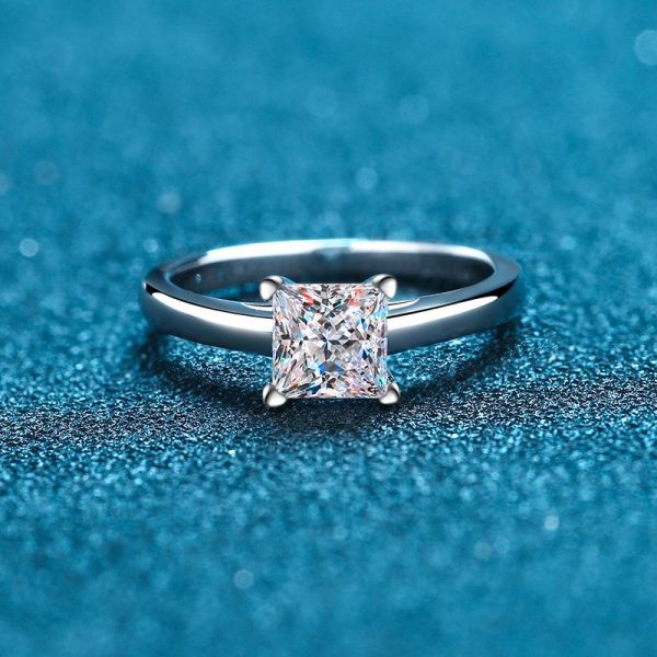 Moissanite 925 Sterling Silver Ring