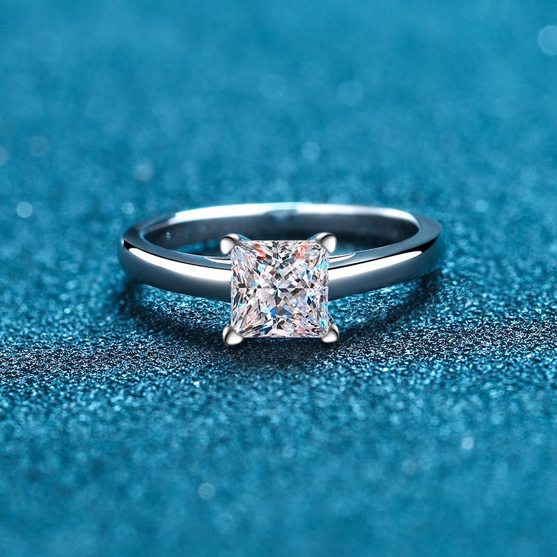 Moissanite 925 Sterling Silver Ring