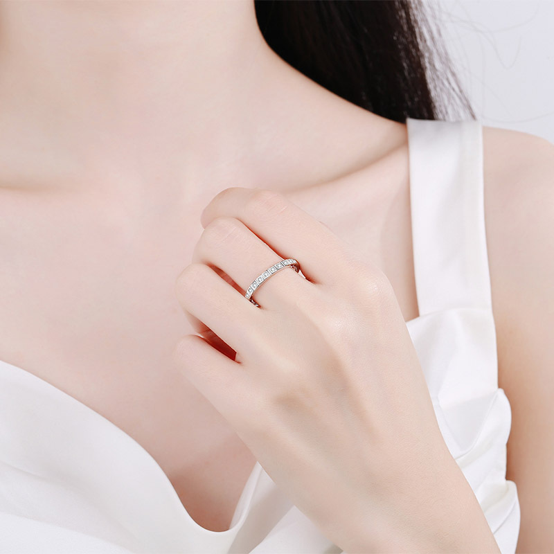 Moissanite 925 Sterling Silver Ring - Image 4