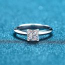 Moissanite 925 Sterling Silver Ring