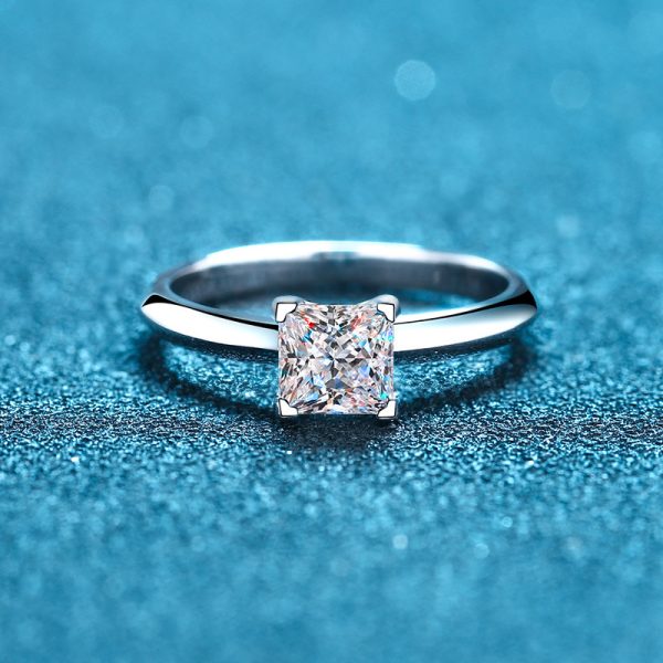 Moissanite 925 Sterling Silver Ring
