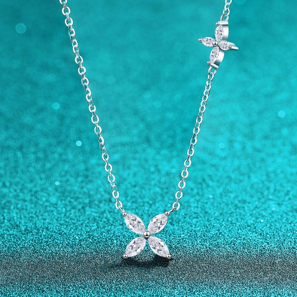 Moissanite 925 Sterling Silver Necklace