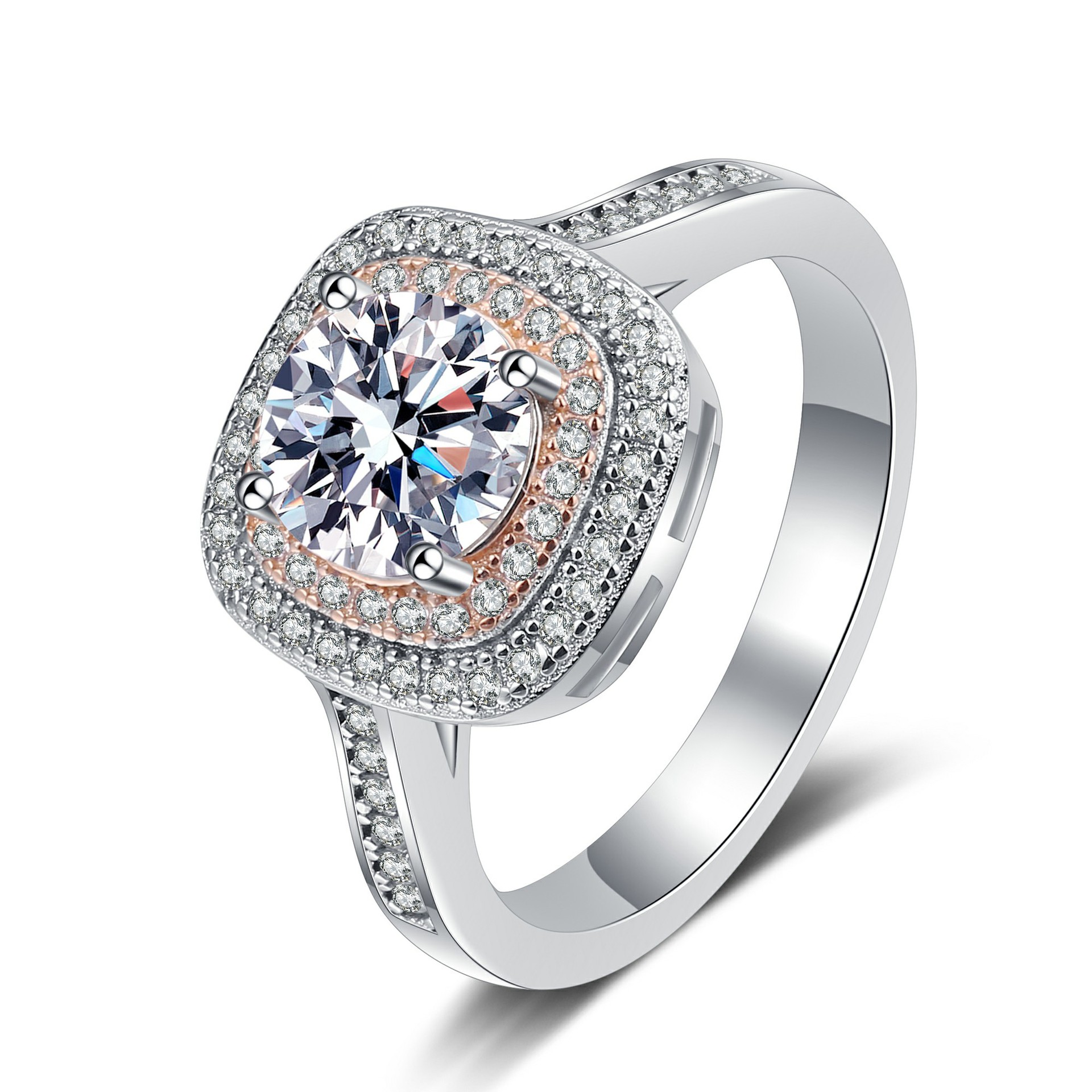 Fashion Moissanite 925 Sterling Silver Ring - Image 5