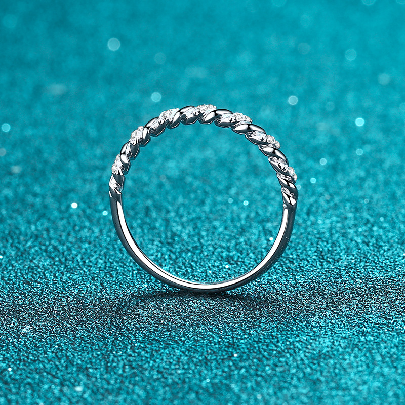 Moissanite 925 Sterling Silver Ring - Image 2