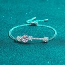 Moissanite 925 Sterling Silver Bracelet