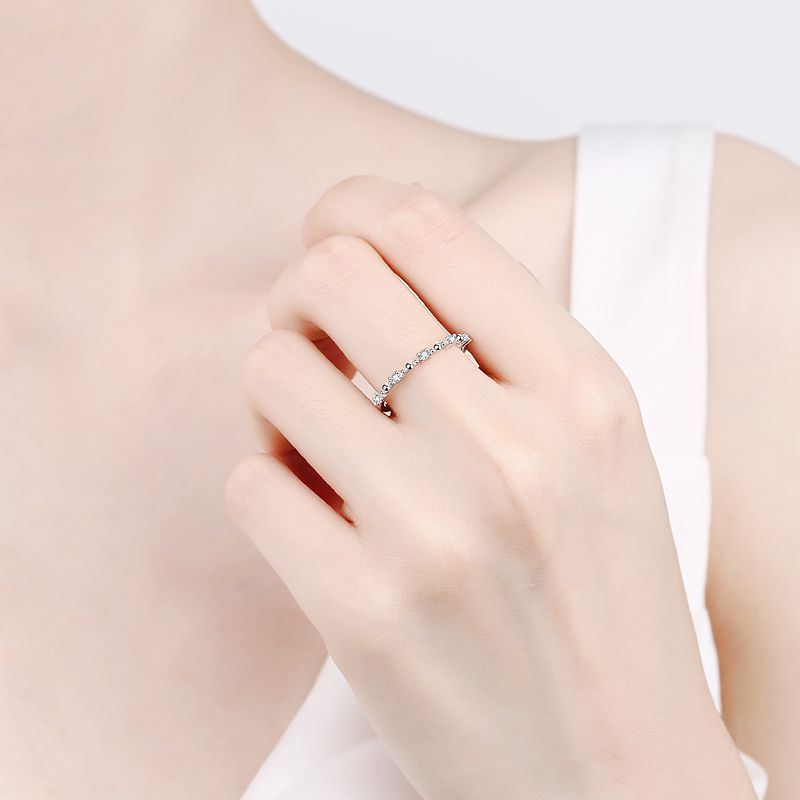 Moissanite 925 Sterling Silver Ring - Image 4