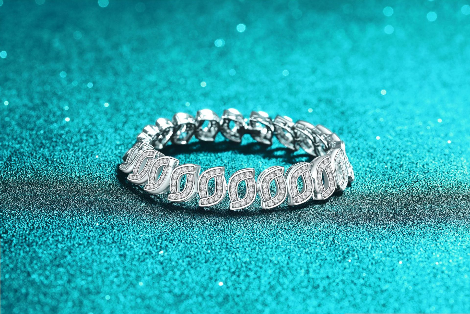 High-End Moissanite 925 Sterling Silver Bracelet - Image 6