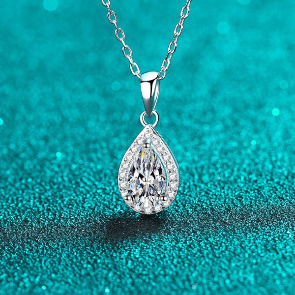 Moissanite 925 Sterling Silver Necklace