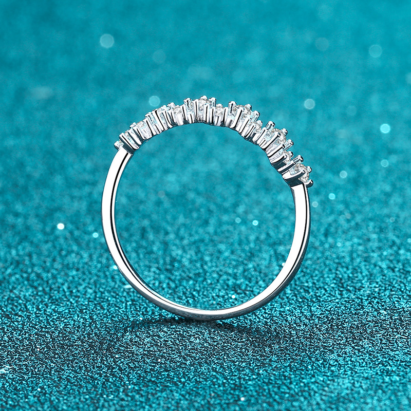 Moissanite 925 Sterling Silver Ring - Image 3