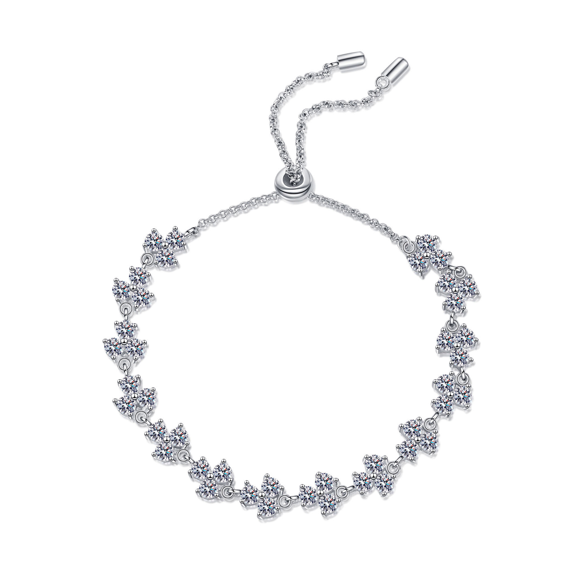 Moissanite 925 Sterling Silver Bracelet - Image 5