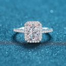 Moissanite 925 Sterling Silver Ring