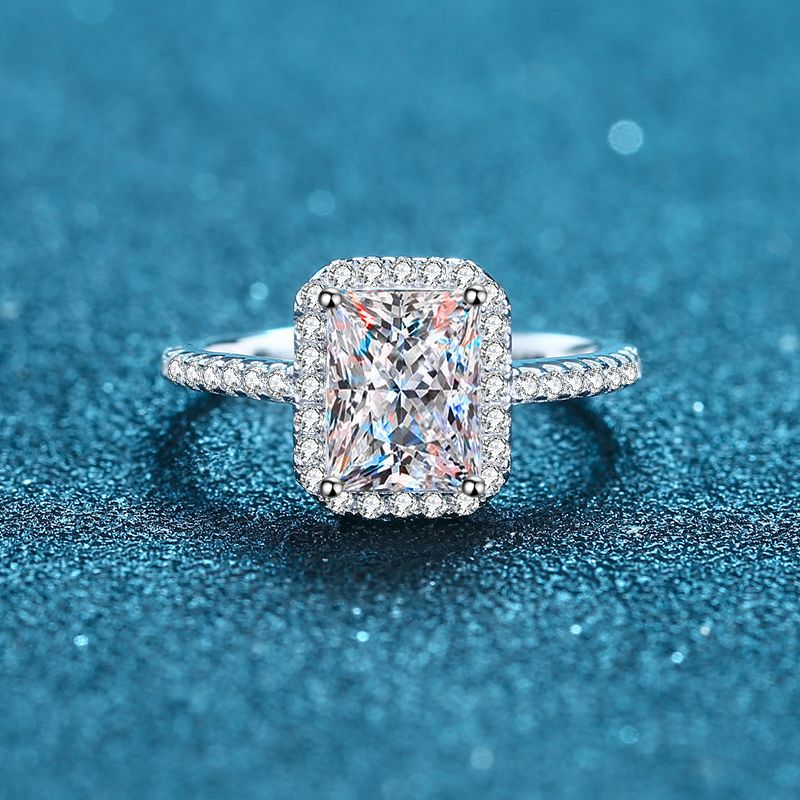 Moissanite 925 Sterling Silver Ring