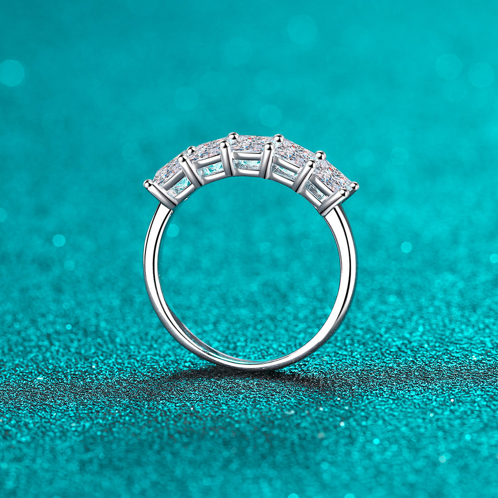 Moissanite 925 Sterling Silver Ring - Image 3