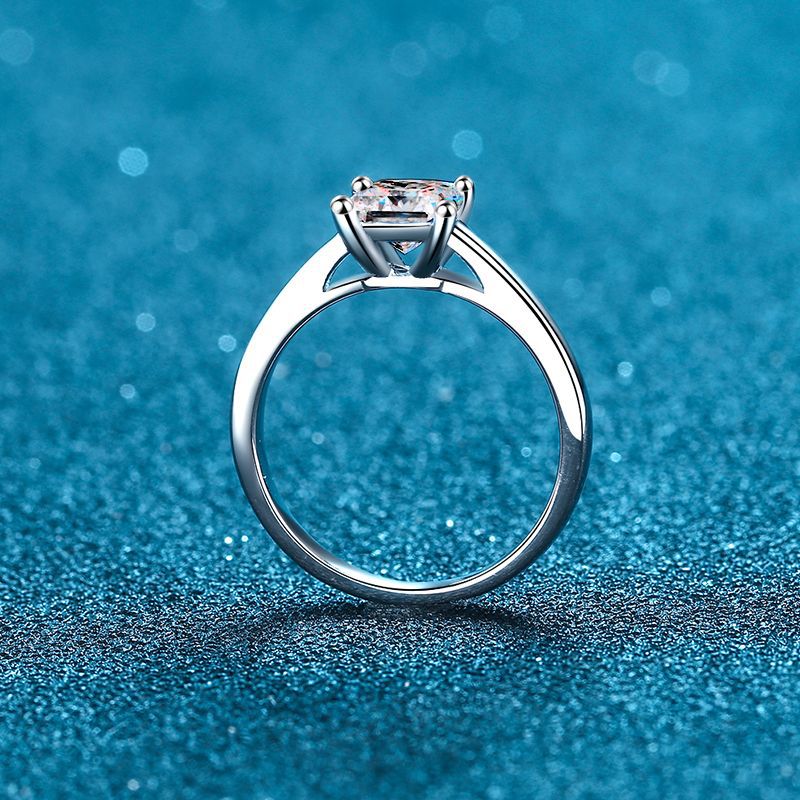 Moissanite 925 Sterling Silver Ring - Image 2