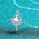 Sweet Moissanite 925 Sterling Silver Necklace