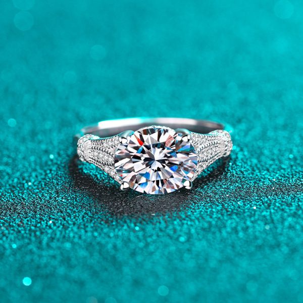 Moissanite 925 Sterling Silver Ring