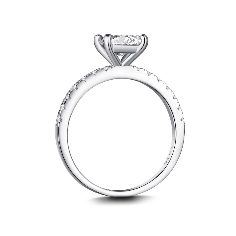 925 Sterling Silver Cubic Zirconia Ring - Image 3
