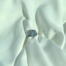 925 Sterling Silver Cubic Zirconia Square Cut Ring