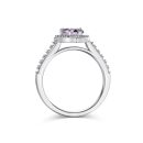 925 Sterling Silver Cubic Zirconia Heart Ring