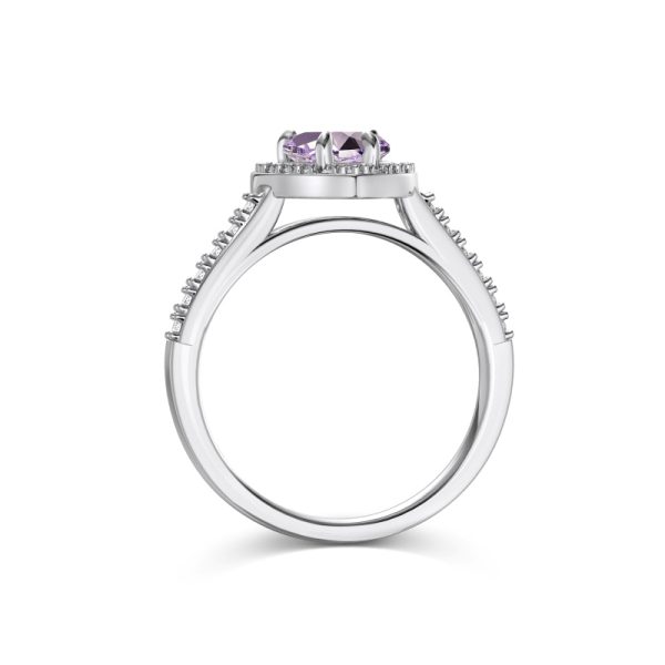 925 Sterling Silver Cubic Zirconia Heart Ring