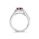925 Sterling Silver Cubic Zirconia Heart Cut Ring