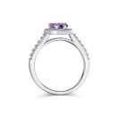 925 Sterling Silver Cubic Zirconia Heart Ring