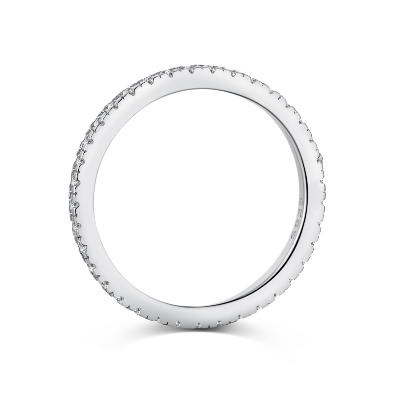 925 Sterling Silver Cubic Zirconia Ring - Image 3