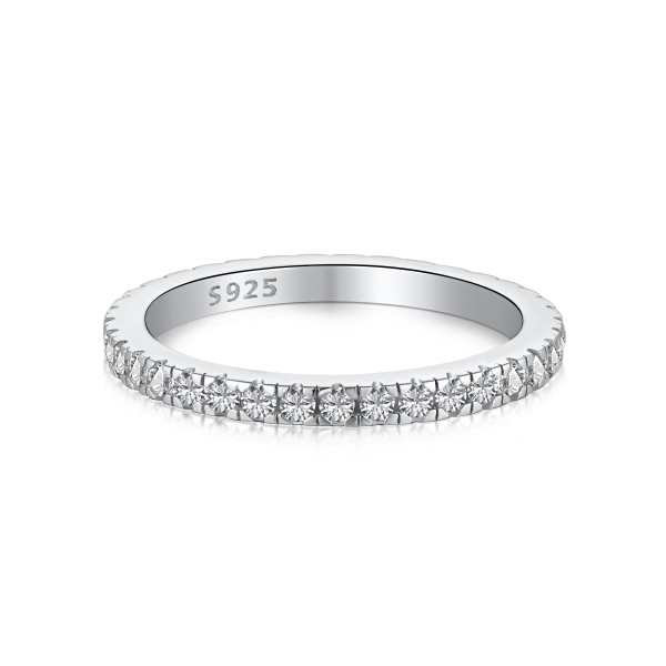 925 Sterling Silver Cubic Zirconia Ring - Image 5