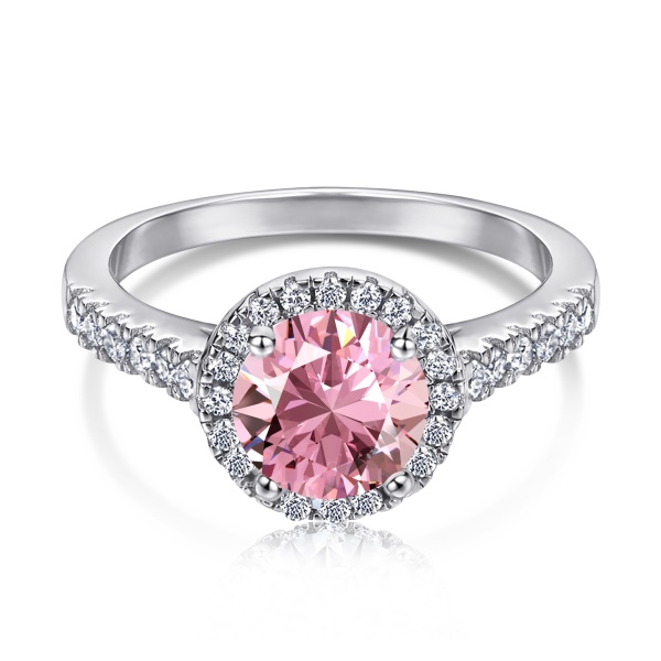 925 Sterling Silver Cubic Zirconia Round Cut Ring - Image 4