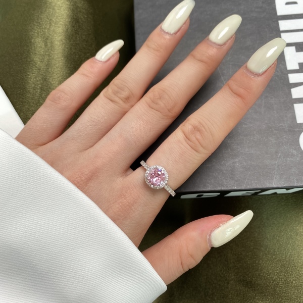 925 Sterling Silver Cubic Zirconia Round Cut Ring - Image 5