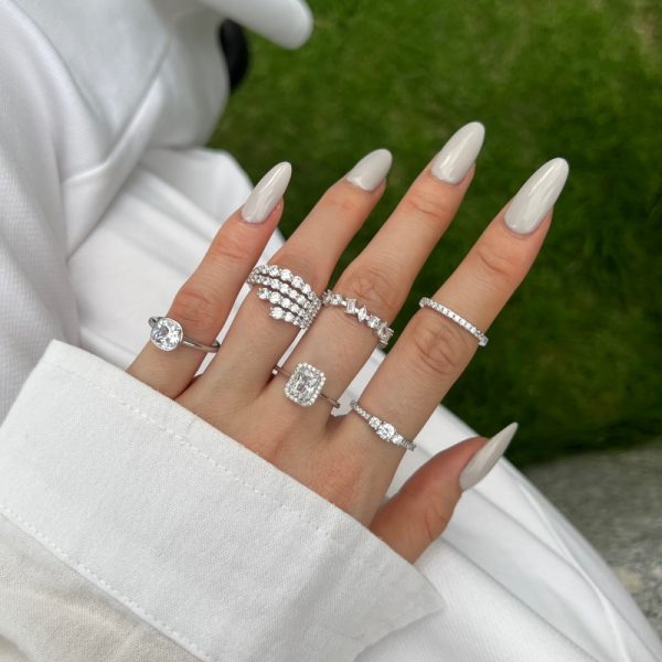 925 Sterling Silver Cubic Zirconia Ring