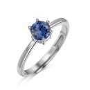 925 Sterling Silver Cubic Zirconia Round Cut Ring