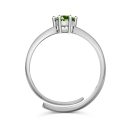 925 Sterling Silver Cubic Zirconia Round Cut Ring
