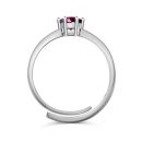 925 Sterling Silver Cubic Zirconia Round Cut Ring