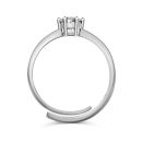 925 Sterling Silver Cubic Zirconia Round Cut Ring