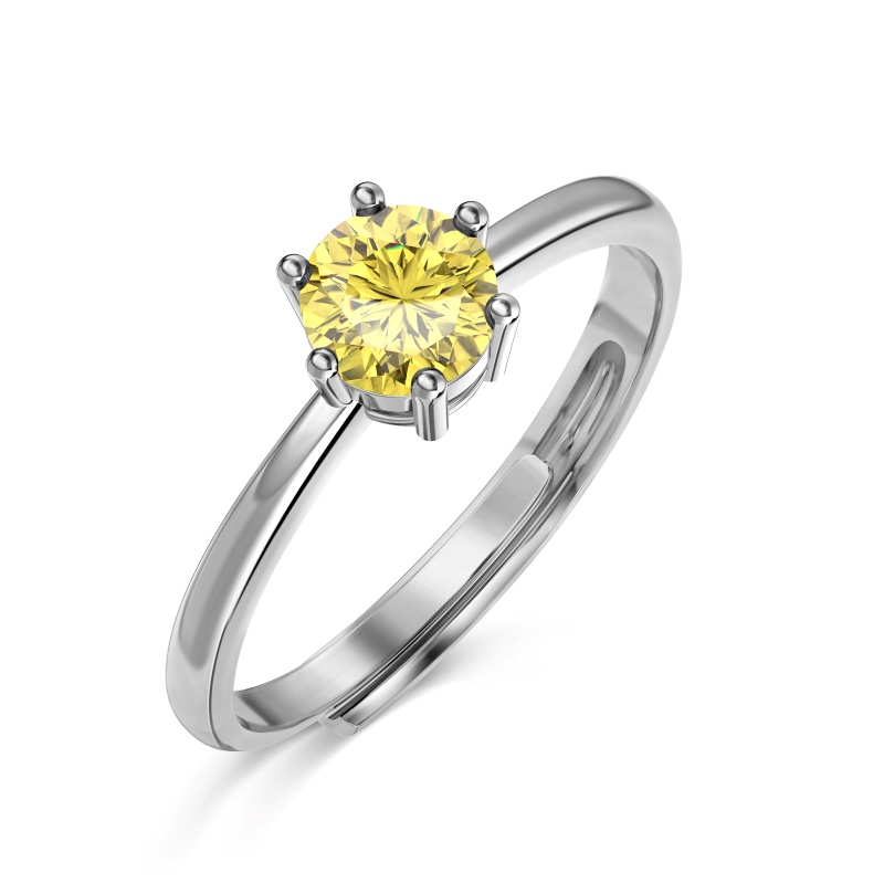 925 Sterling Silver Cubic Zirconia Ring
