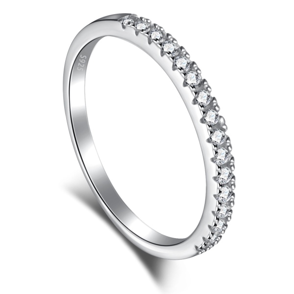 925 Sterling Silver Cubic Zirconia Ring - Image 4